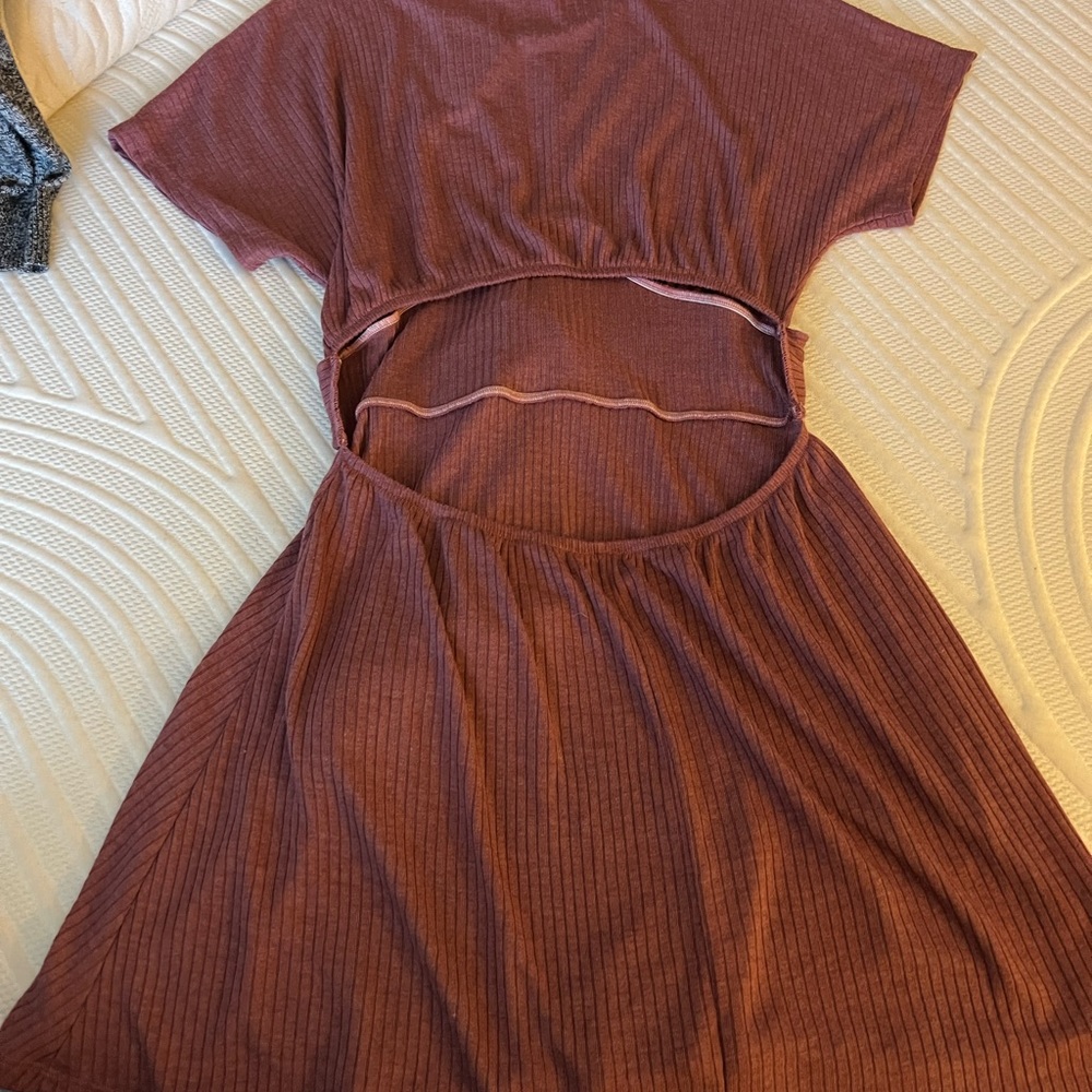 Brand new summer mini dress open back